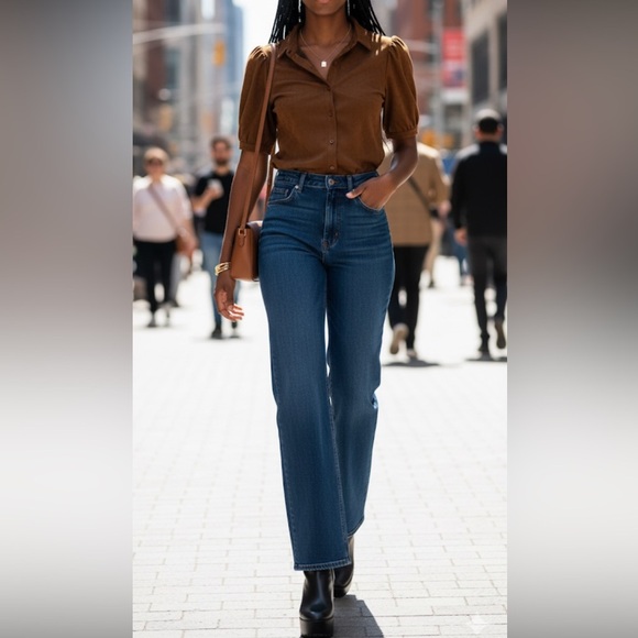 Steve Madden Preppy Old Money Brown B Faux  suede Top - Picture 13 of 13